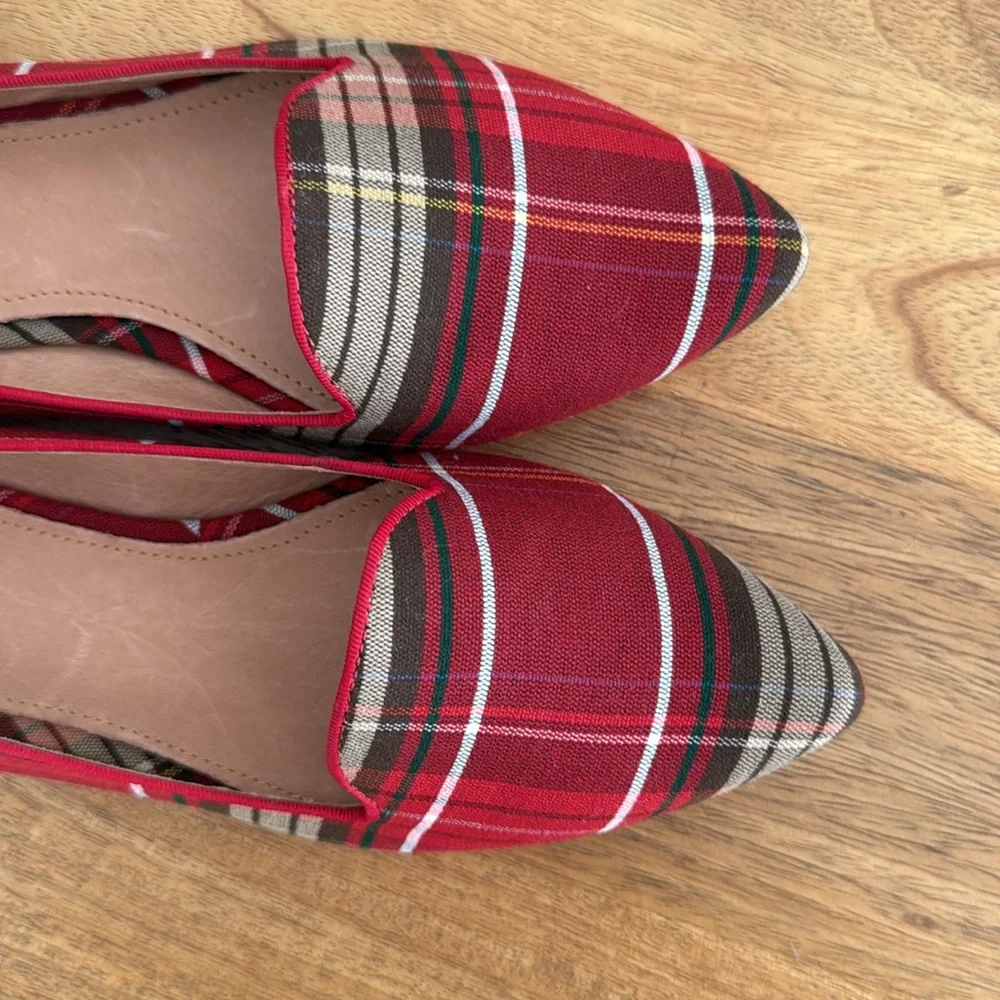 Joie FINAL New Daydreaming Plaid Flat Shoe 40 - Picture 5 of 12
